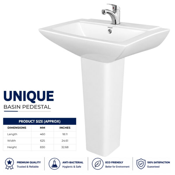 Wash Basin UNIQUE - Dell Ceramics - Dell Sanitary Ware Wash Basin UNIQUE - Dell Ceramics - Dell Sanitary Ware