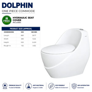 Dolphin Commode - Porsh Sanitary Ware