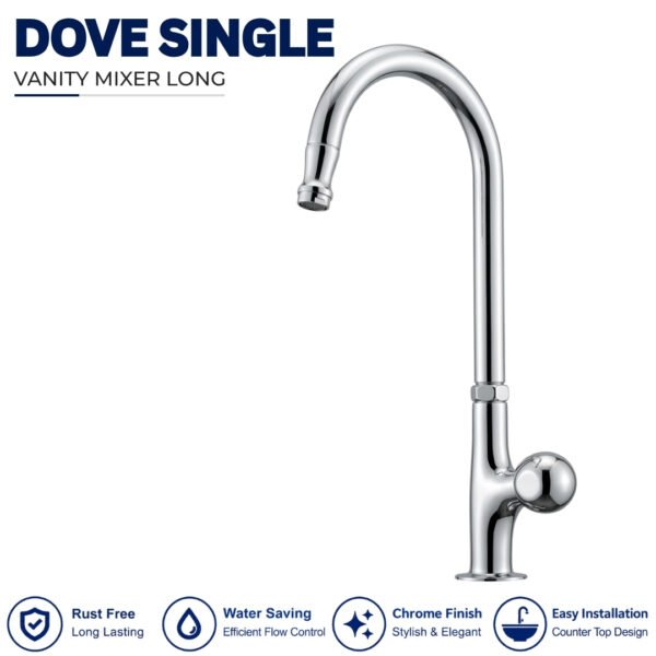 Dove Single Vanity Mixer - Star Asia