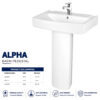 Brite Alpha wash basin