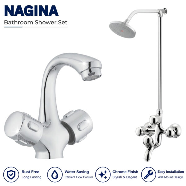 Nagina Bathroom Shower Set - Star Asia