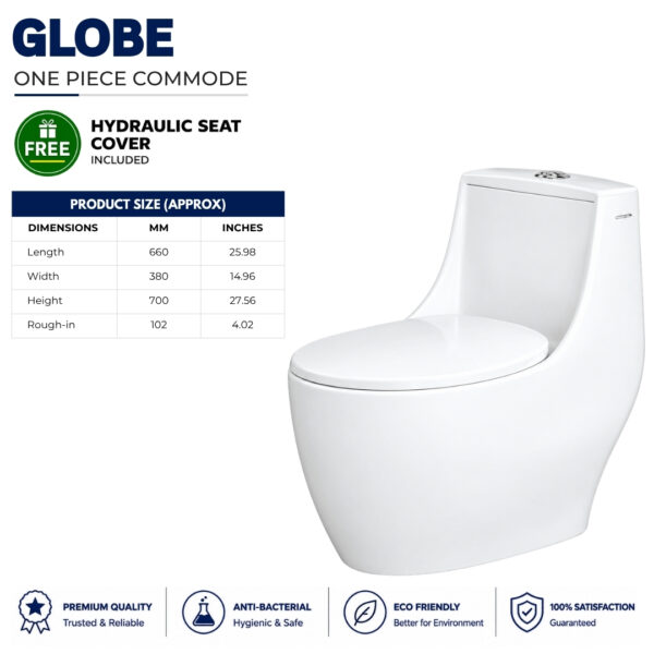 Globe Commode - Porsh Sanitary Ware