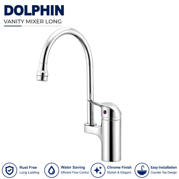 Dolphin Vanity Mixer - Star Asia