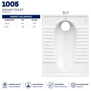 Dell 1005 WC Toilet - Dell Ceramics - Dell Sanitary Ware,Brite Asian Flat WC Toilet - Squatting pan - Brite Ceramics - Brite Sanitary Ware