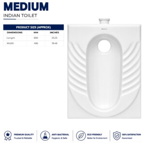 Dell Medium indian toilet