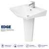 Edge Wash Basin Pedestal - Brite Sanitary Ware