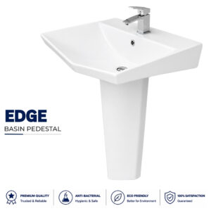 Edge Wash Basin Pedestal - Brite Sanitary Ware Edge Wash Basin Pedestal - Brite Sanitary Ware
