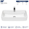 Dell 28'' Vanity