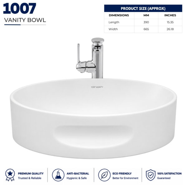 Dell 1007 Vanity,vanity,vanity bowl,counter top,vanity wash basin,quartz countertops,bathroom sink vanity,bathroom sinks and vanities,bowl vanities,vanity washbasins,bowl for vanity, Dell 1007 Vanity