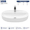 Dell 1008 Vanity,vanity,vanity bowl,counter top,vanity wash basin,quartz countertops,bathroom sink vanity,bathroom sinks and vanities,bowl vanities,vanity washbasins,bowl for vanity, Dell 1008 Vanity