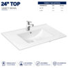 Brite Vanity Top 18x24 Brite Vanity Top 24'' ,vanity,vanity bowl,counter top,vanity wash basin,quartz countertops,bathroom sink vanity,bathroom sinks and vanities,bowl vanities,vanity washbasins,bowl for vanity,