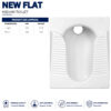 Brite New Flat WC Toilet - Brite Ceramics - Brite Sanitary Ware, Brite New Flat WC Toilet - Squatting pan - Brite Ceramics - Brite Sanitary Ware