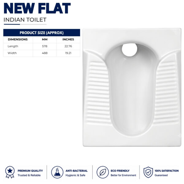 Brite New Flat WC Toilet - Brite Ceramics - Brite Sanitary Ware, Brite New Flat WC Toilet - Squatting pan - Brite Ceramics - Brite Sanitary Ware