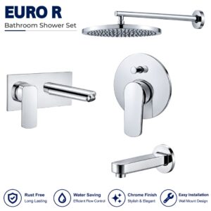 Sonex Euro R Conceal Bath Set