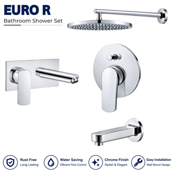 Sonex Euro R Conceal Bath Set