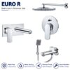 Sonex Euro R Conceal Bath Set with Hand Shower