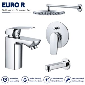 Sonex Euro R Conceal Bath Set