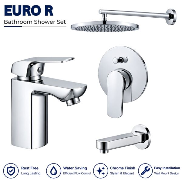 Sonex Euro R Conceal Bath Set