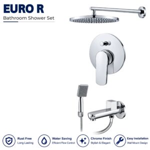 Sonex Euro R Conceal Bath Set with hand Shower