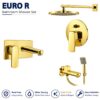 Sonex Euro R Conceal Bath Set with Hand Shower PVD Gold