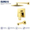 Sonex Euro R Conceal Bath Set PVD Gold